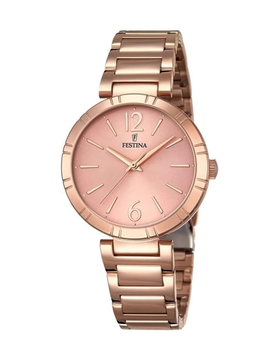 Festina F16939/1 Women's Watch with Rose Gold Finish and Steel