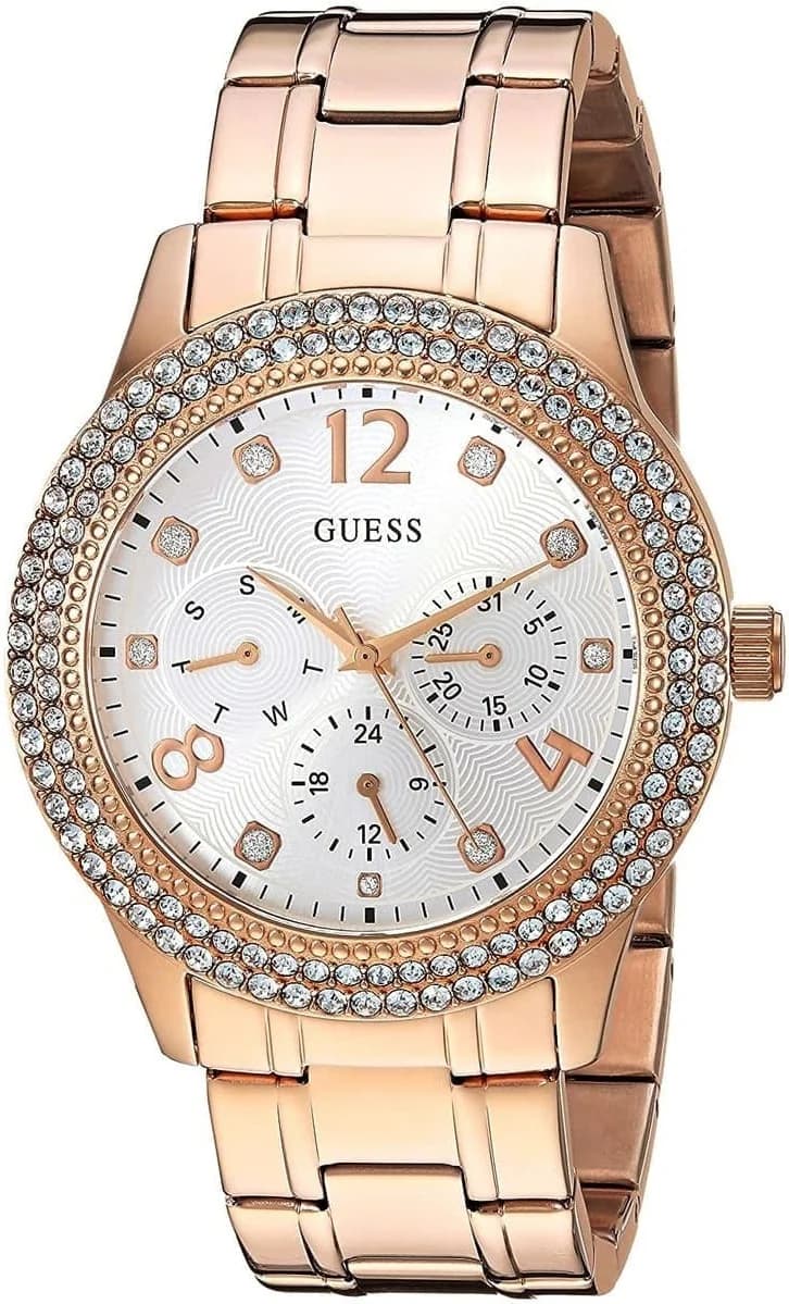 Women's Watch Guess W1097L3 in rose gold steel