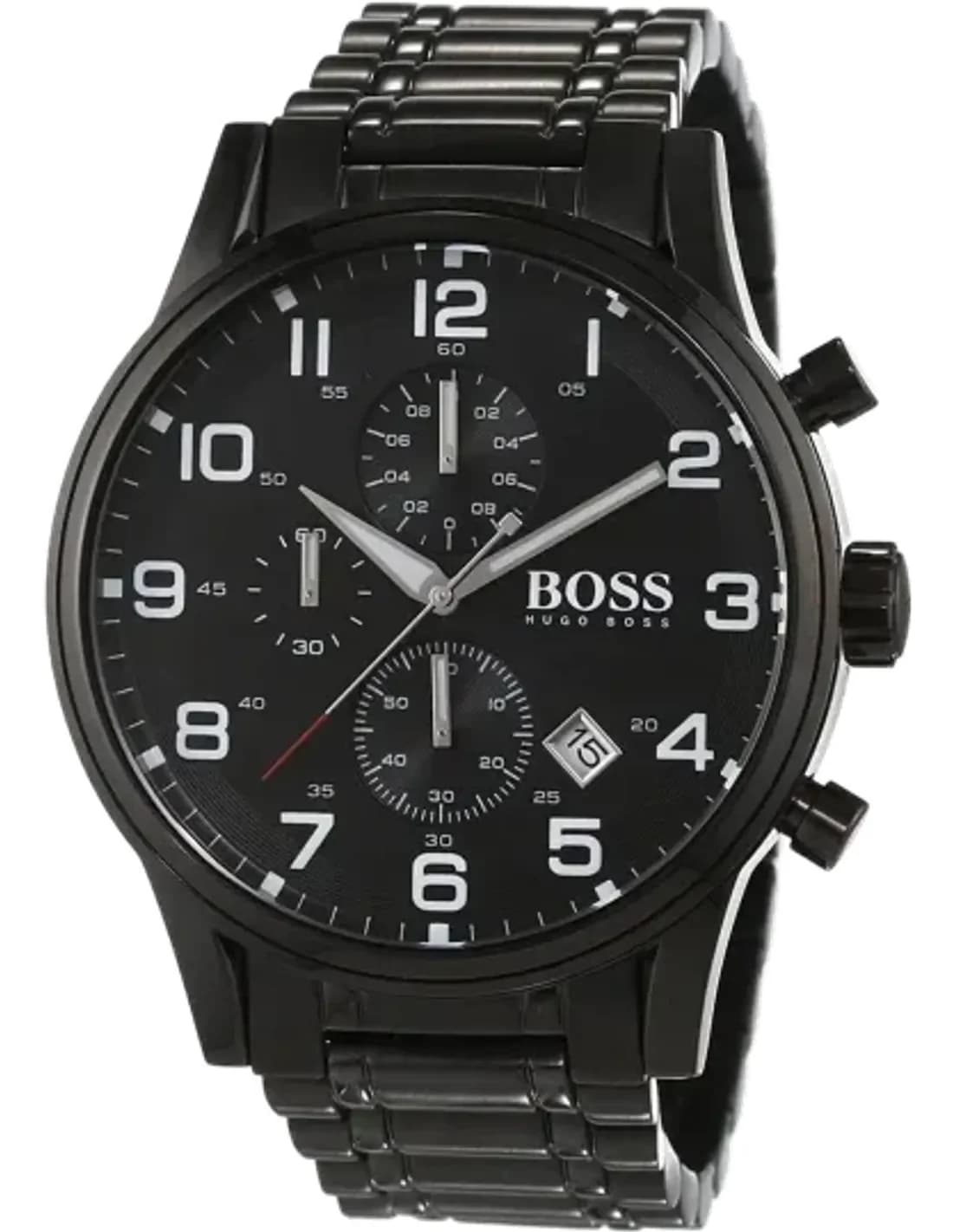 Montre Hugo Boss 1513180 Chronographe en Acier Inoxydable Noir