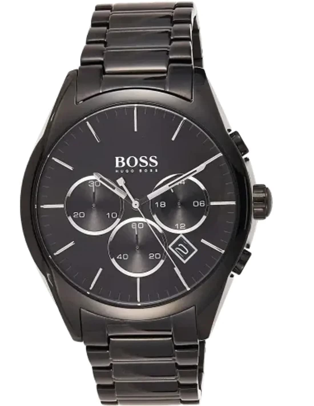 Montre Hugo Boss 1513365 Onyx Chronographe en Acier Noir