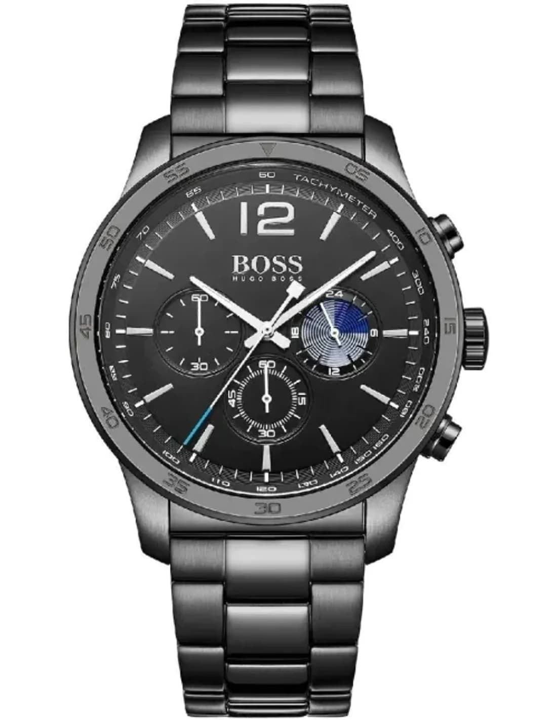 Hugo Boss 1513528 Black Steel Chronograph Watch