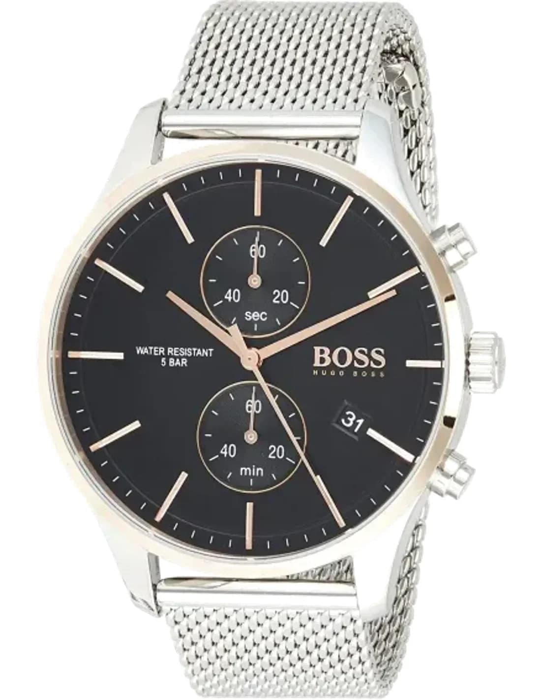 Hugo Boss Associate 1513805 Men's Watch with Milanese bracelet maille milanaise