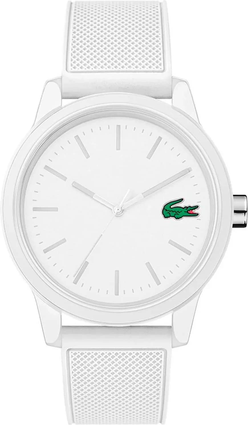 Lacoste 2010984 White Silicone Watch - 12.12 Collection