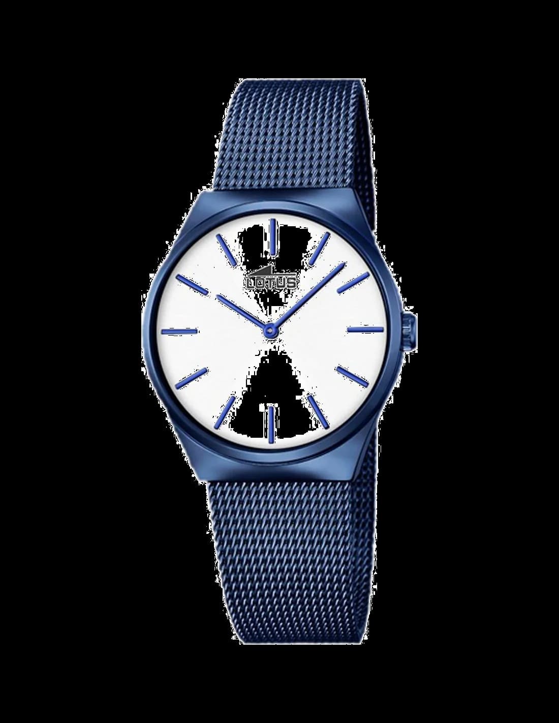 Lotus L18290/1 montre femme, cadran blanc, bracelet acier