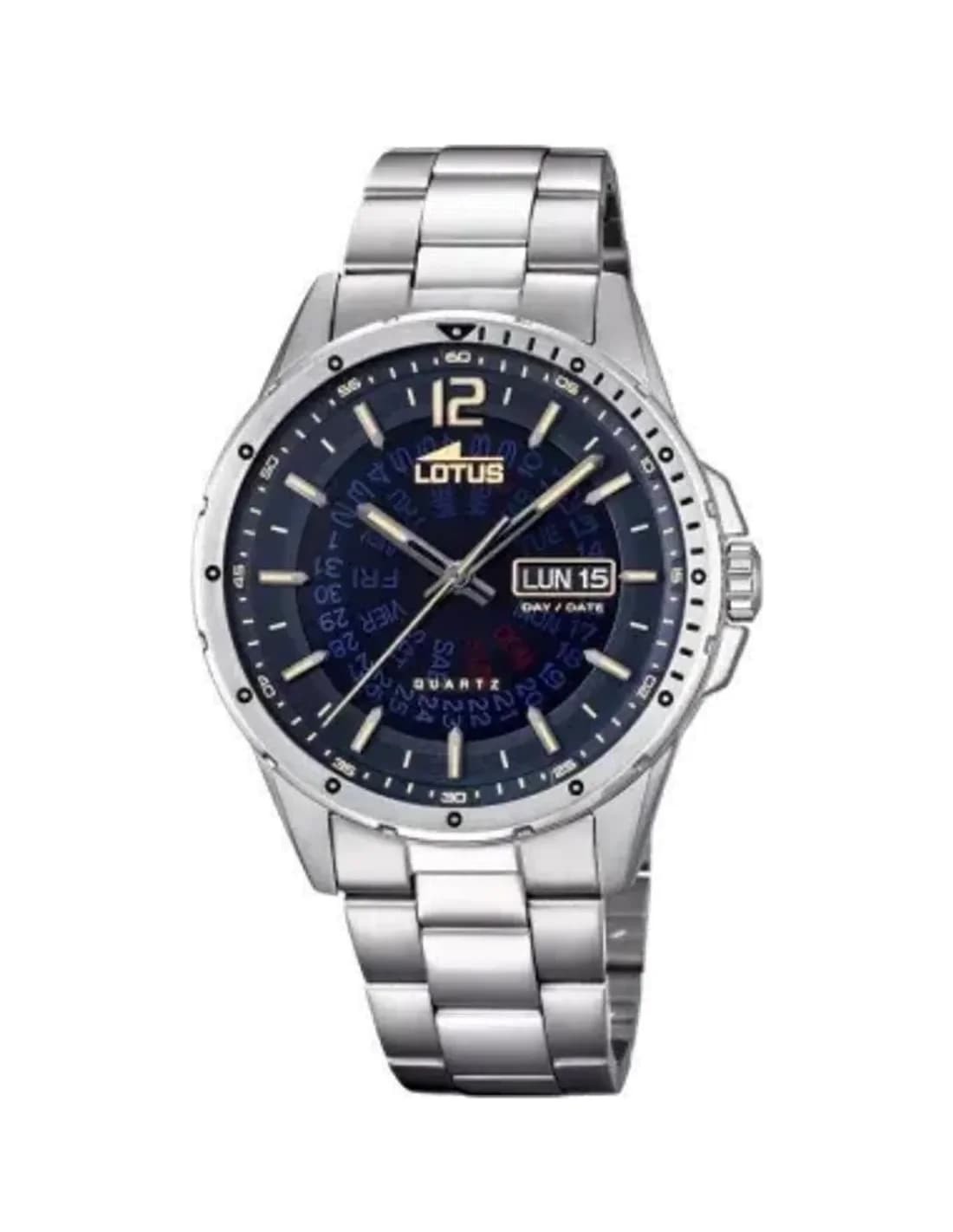 Men's Watch Lotus L18524/2 Steel and Blue Leather