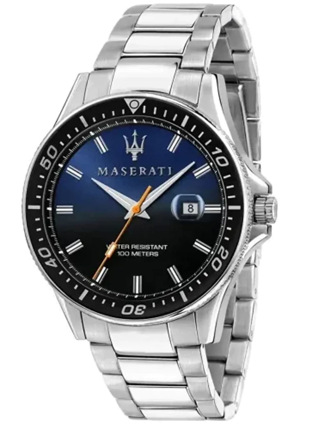 Maserati Men's Watch Sfida R8853140001 round black and blue gradient dial