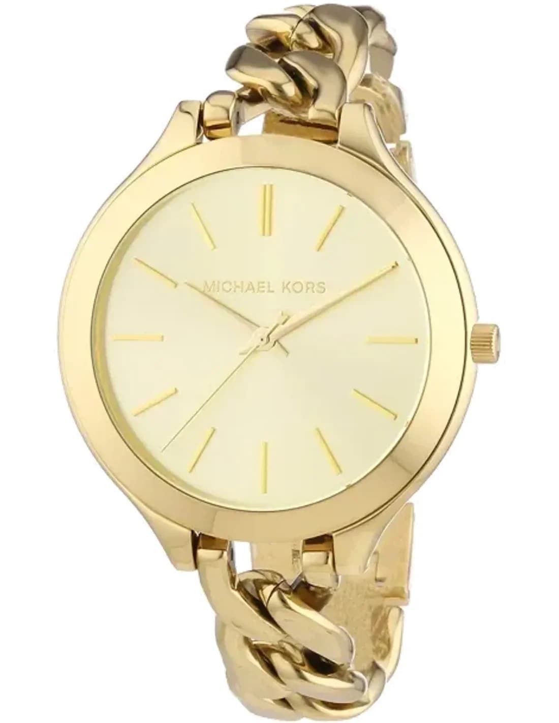 Montre Michael Kors Runway MK3222 Bracelet chaine acier doré or