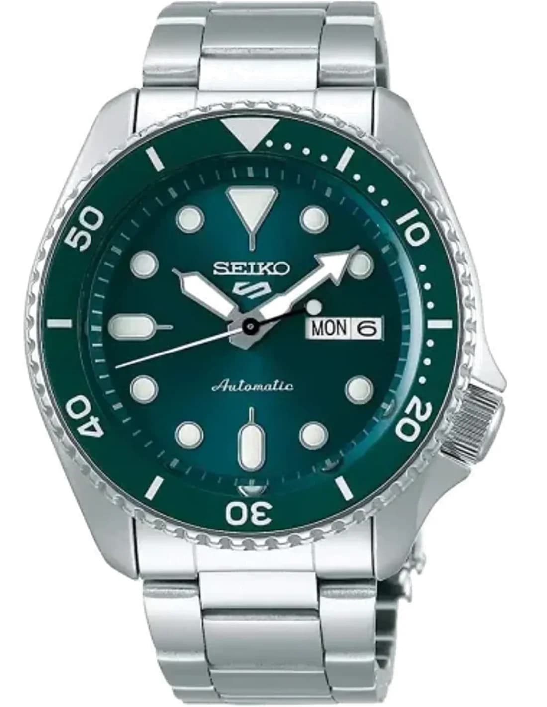 Montre Seiko SRPD61K1 Automatique en Acier avec Cadran Vert