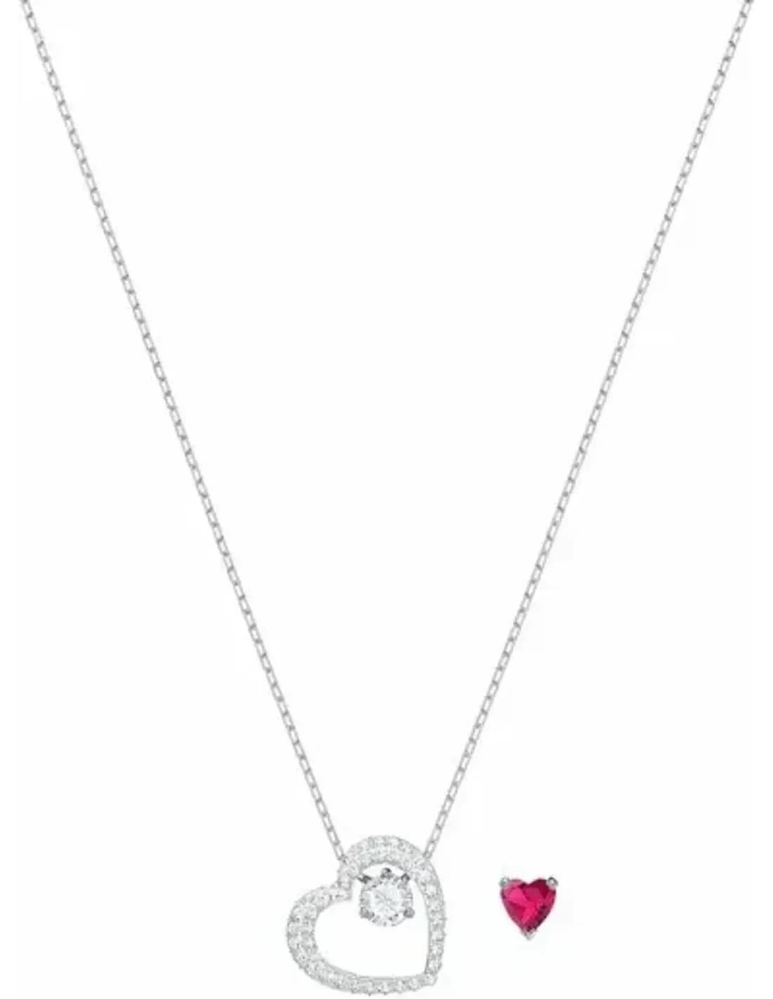Swarovski 5365987 montre femme, cœur rhodium cristaux scintillant