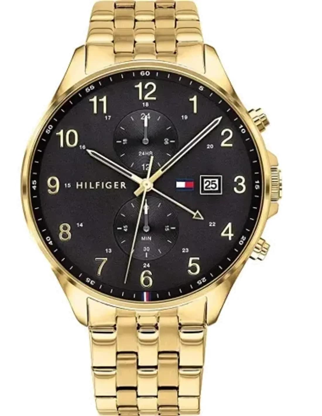 Montre Tommy Hilfiger 1791708 West en acier doré multifonction