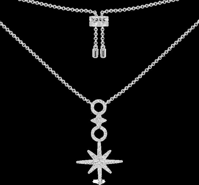 Collier ajustable APM Monaco Météorites en argent 925