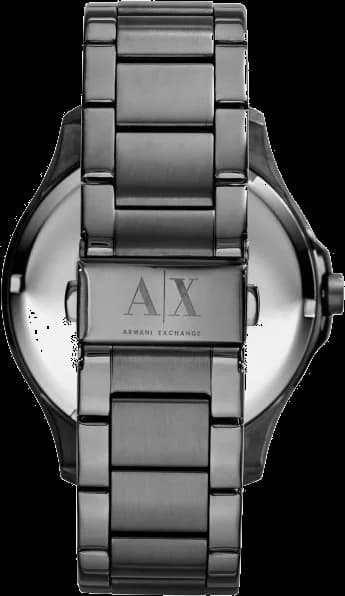 Montre Armani Exchange AX2135 homme détail cadran gris
