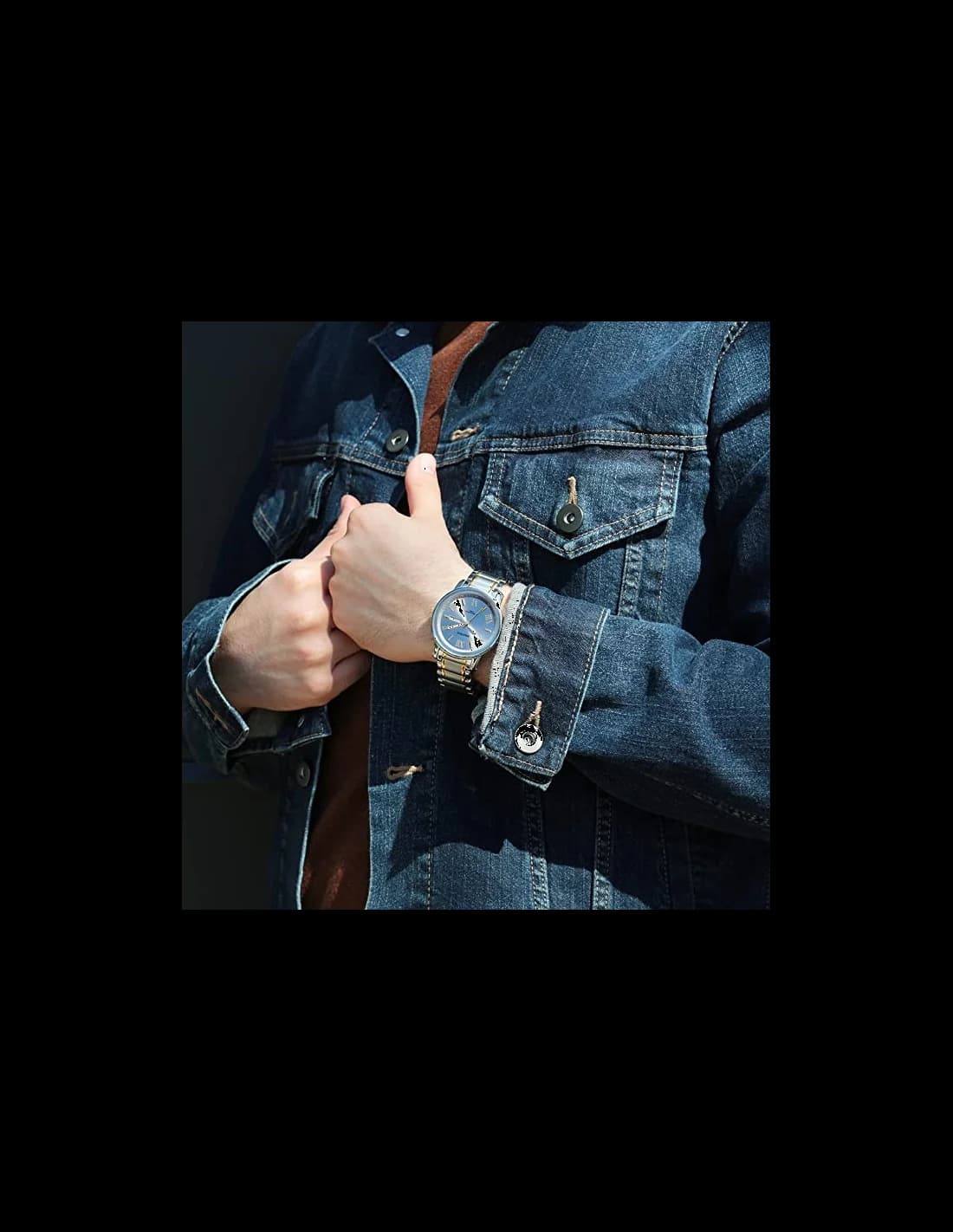 Montre Armitron 20/4935SVTT homme détail cadran gris