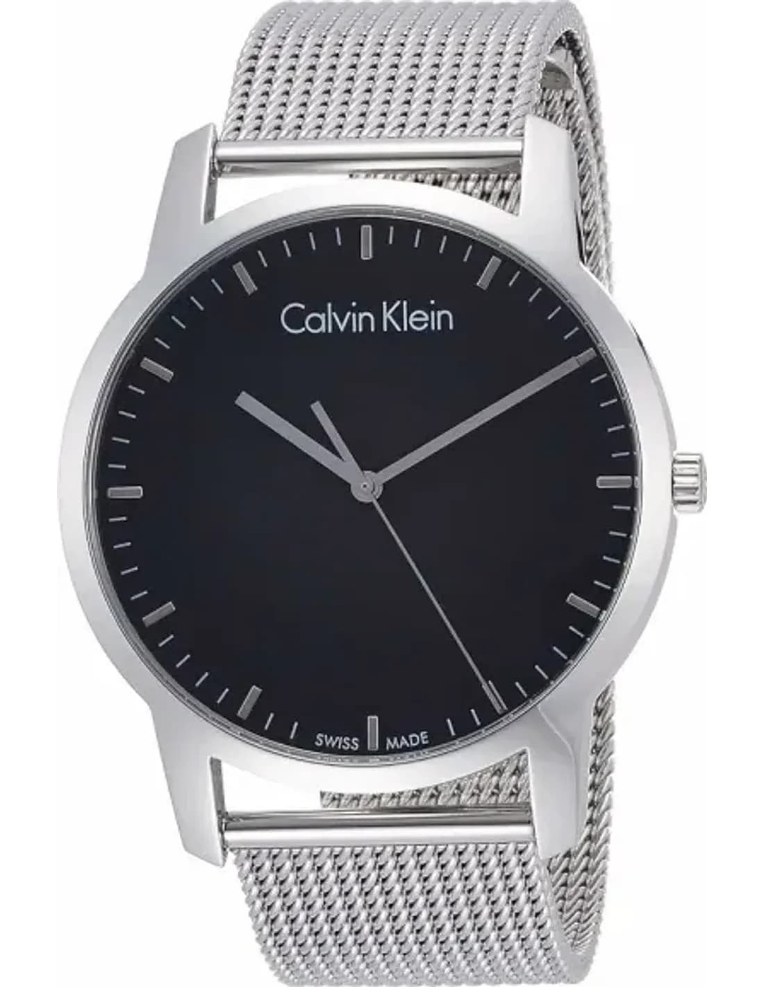 Montre Homme Calvin Klein K2G2G121 en Acier et Maille Milanaise