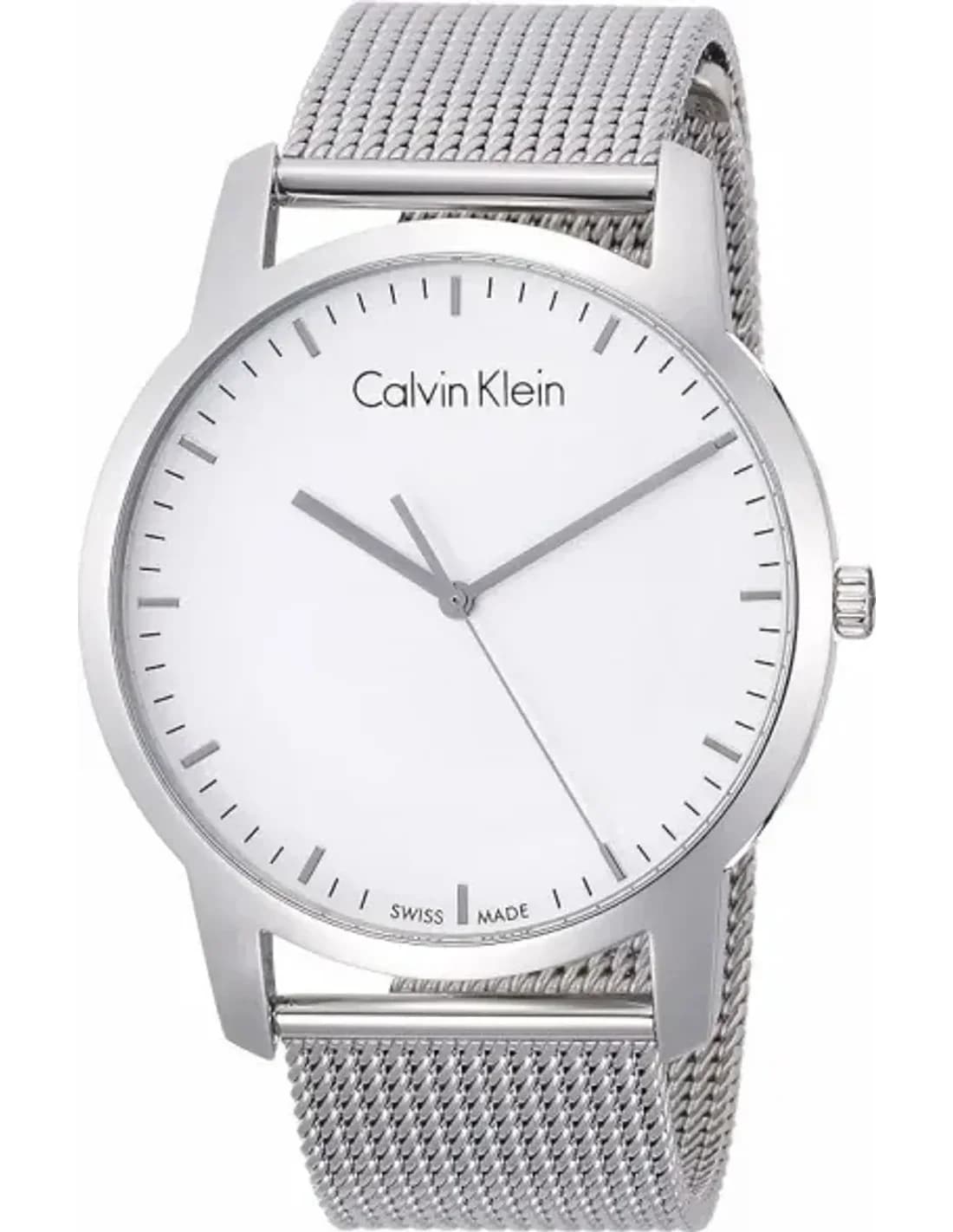 Montre Calvin Klein K2G2G126 Acier Maille Milanaise Cadran Gris