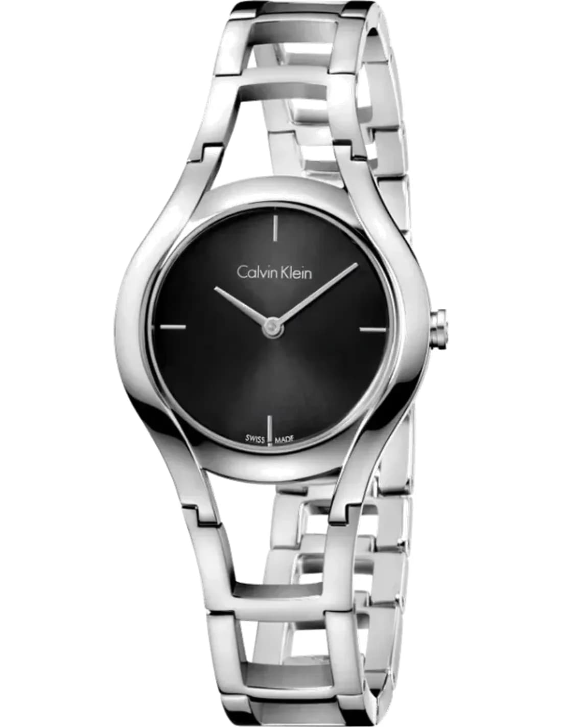 Calvin Klein Class K6R23121 quartz black dial silver stainless steel bracelet women’s watch