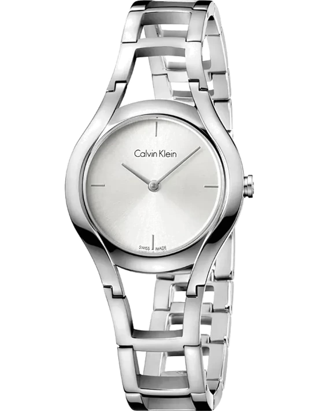 Calvin Klein Class K6R23126 quartz white dial silver stainless steel bracelet women’s watch
