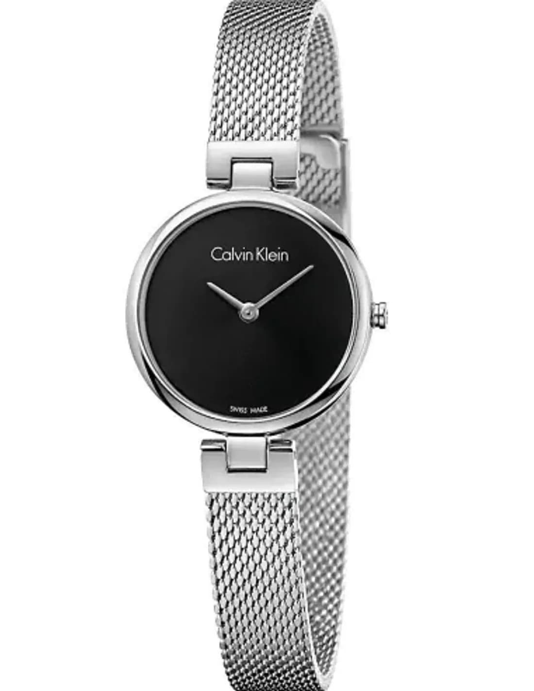 Montre Femme Calvin Klein K8G23121 en Acier et Maille Milanaise