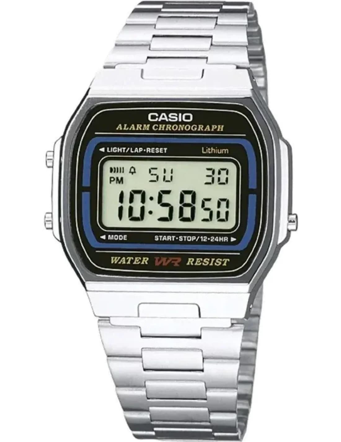 Montre Homme Casio A164WA-1VES Argent