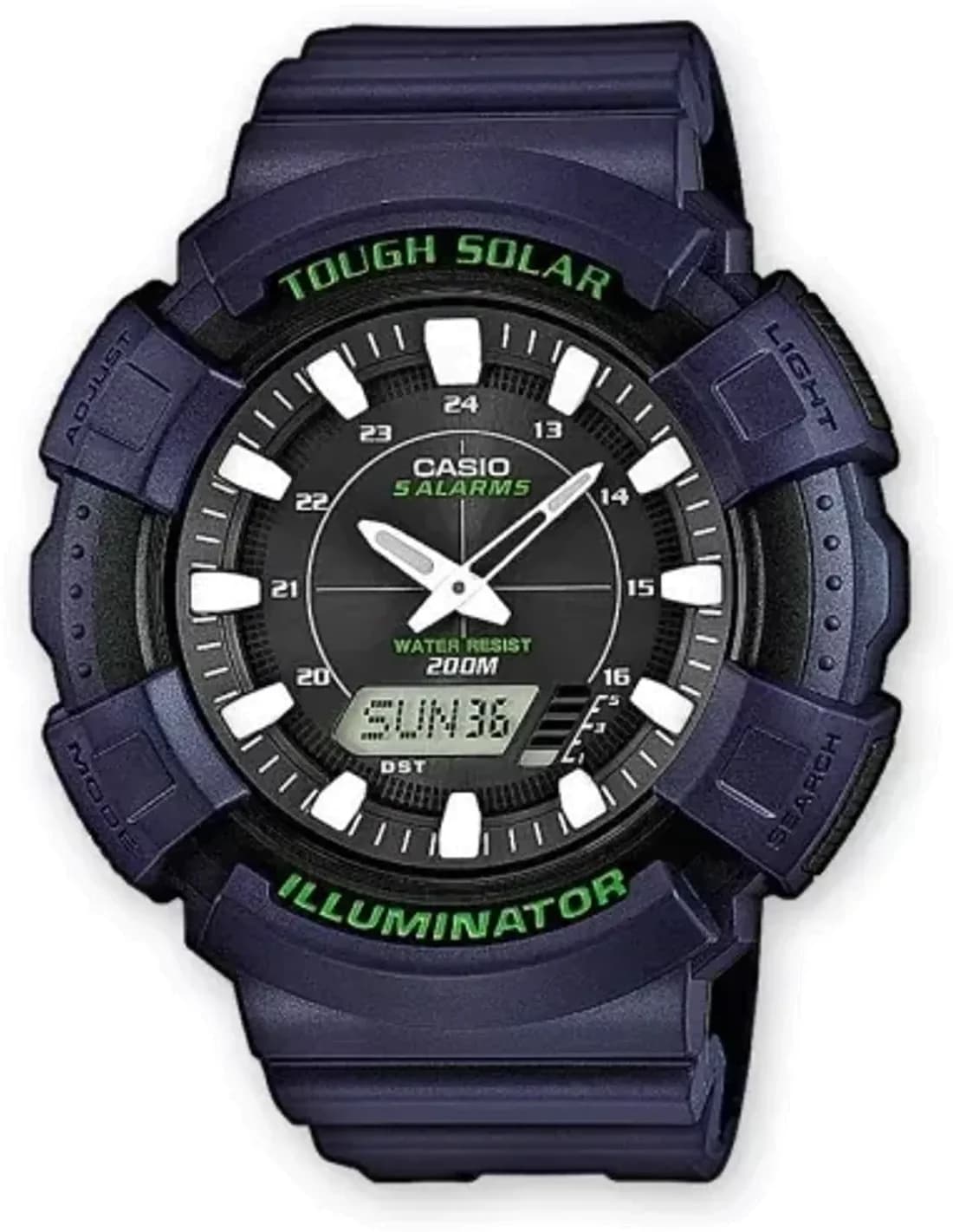 Montre Homme Casio Collection AD-S800WH-2AVEF Bracelet en résine teinte bleue