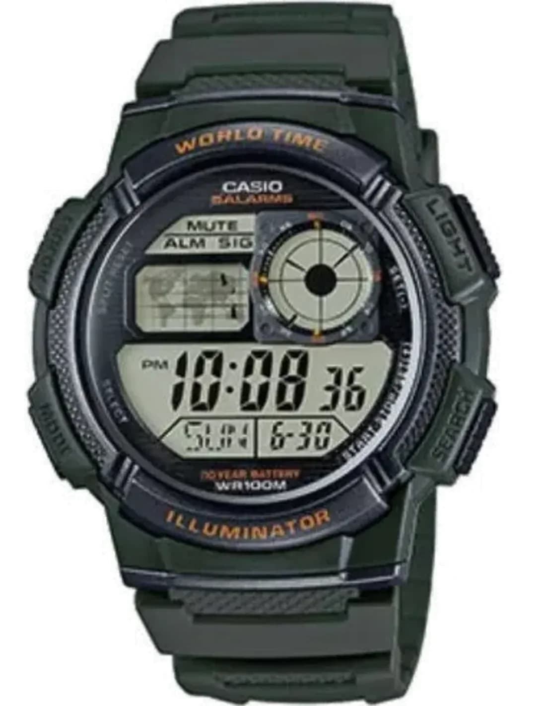 Montre Homme Casio Collection AE-1000W-3AVEF Vert