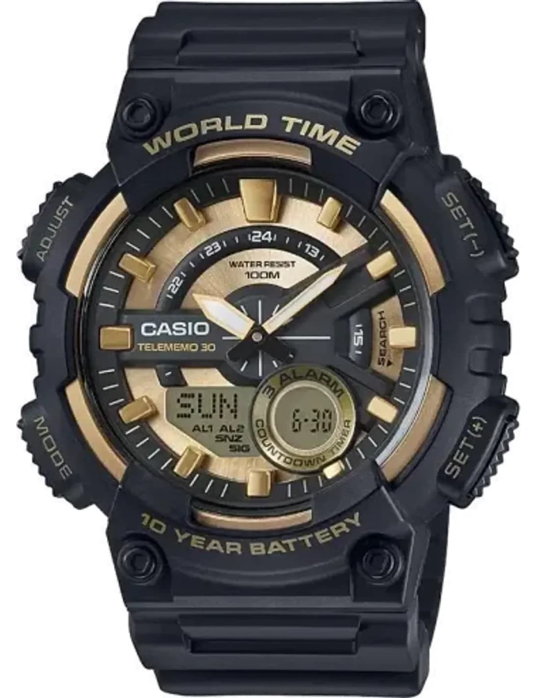 Montre Homme Casio Collection AEQ-110BW-9AVEF Noir