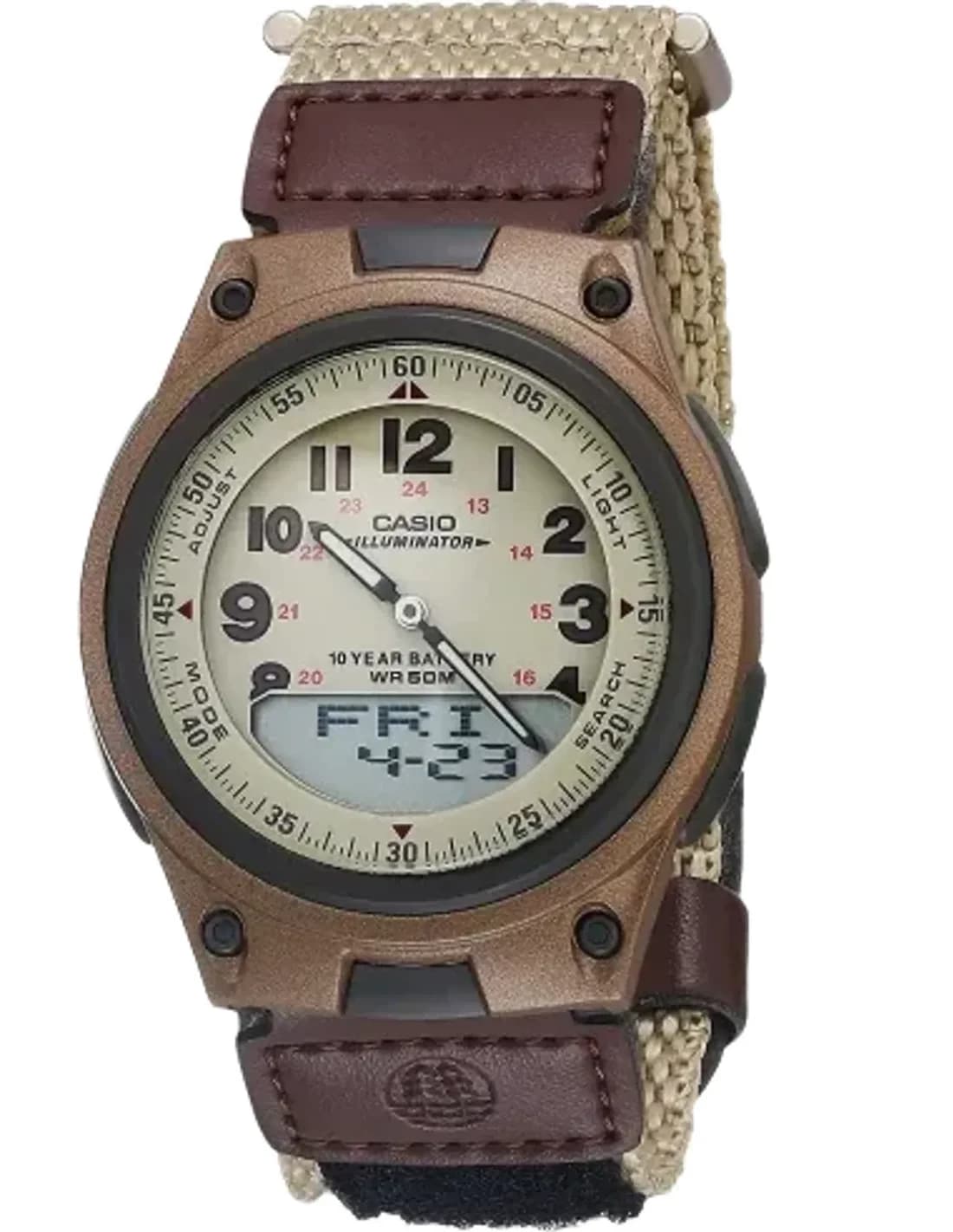 Montre Casio AW-80V-5BV Forester Ana-Digi Databank