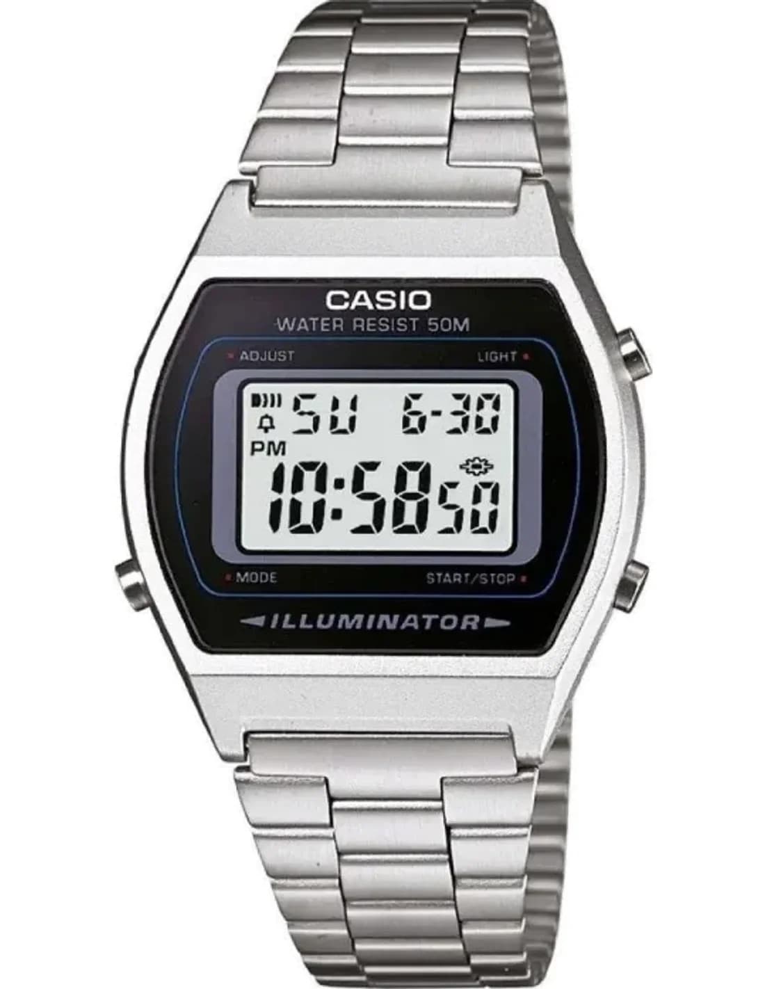 Montre Casio Collection Vintage B640WD-1AVEF cadran digital noir