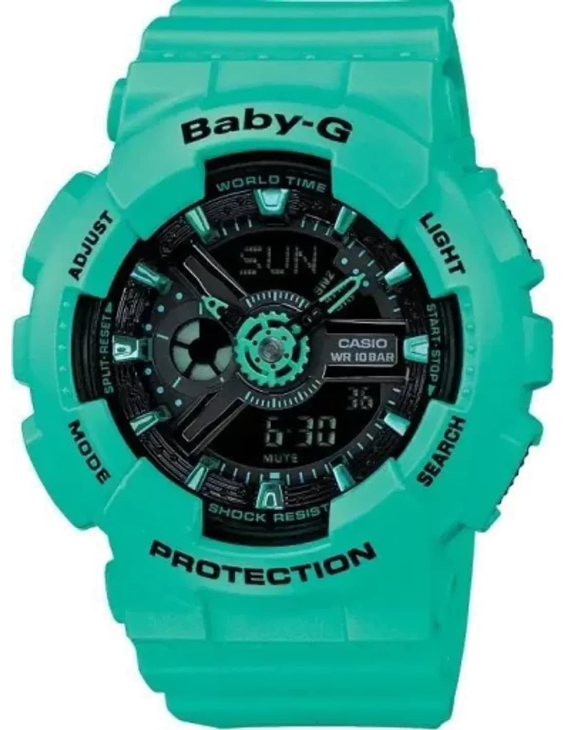 Montre Femme Casio Baby-G BA-111-3AER Vert