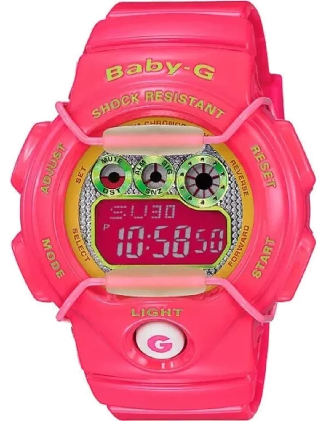 Montre Femme Casio Baby-G BG-1005M-4ER Bracelet Résine Rose