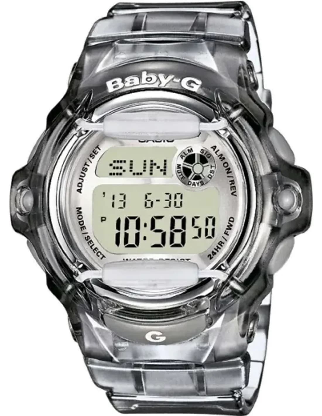 Montre Femme Casio Baby-G BG-169R-8ER Bracelet Résine Gris