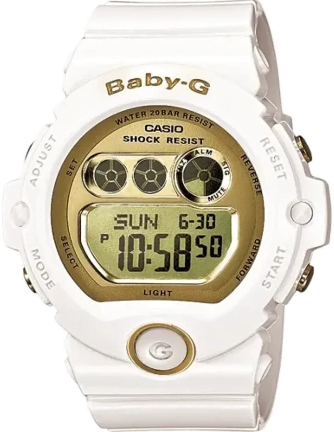 Montre Femme Casio Baby-G BG-6901-7ER Bracelet Résine Blanc