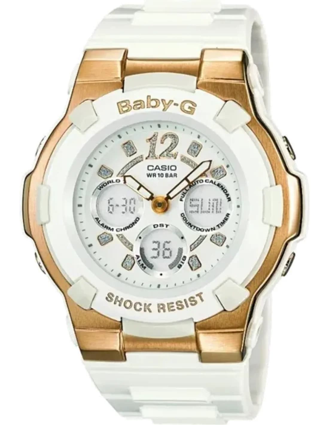 Montre Femme Casio Baby-G BGA-111-7BER Blanc