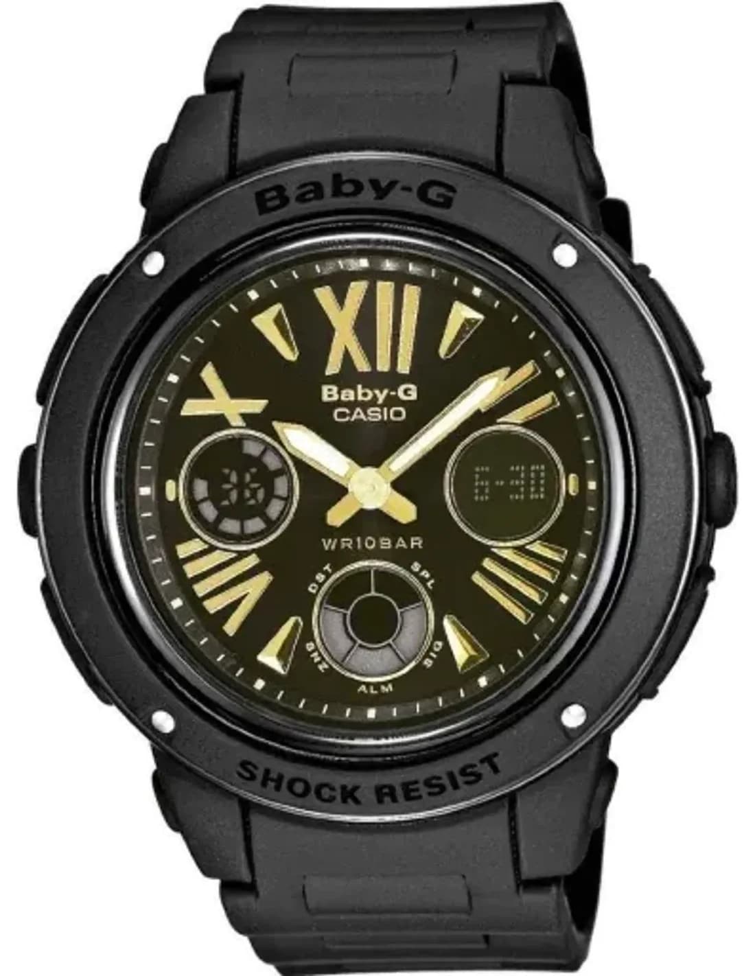 Montre Femme Casio Baby-G BGA-153-1BER Bracelet Résine Noir