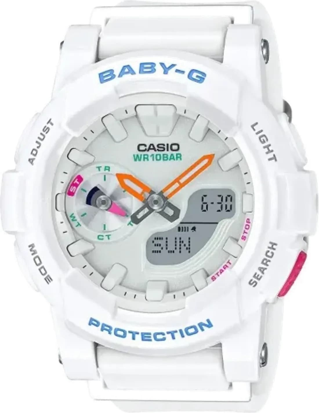 Montre Femme Casio Baby-G BGA-185-7AER Blanc