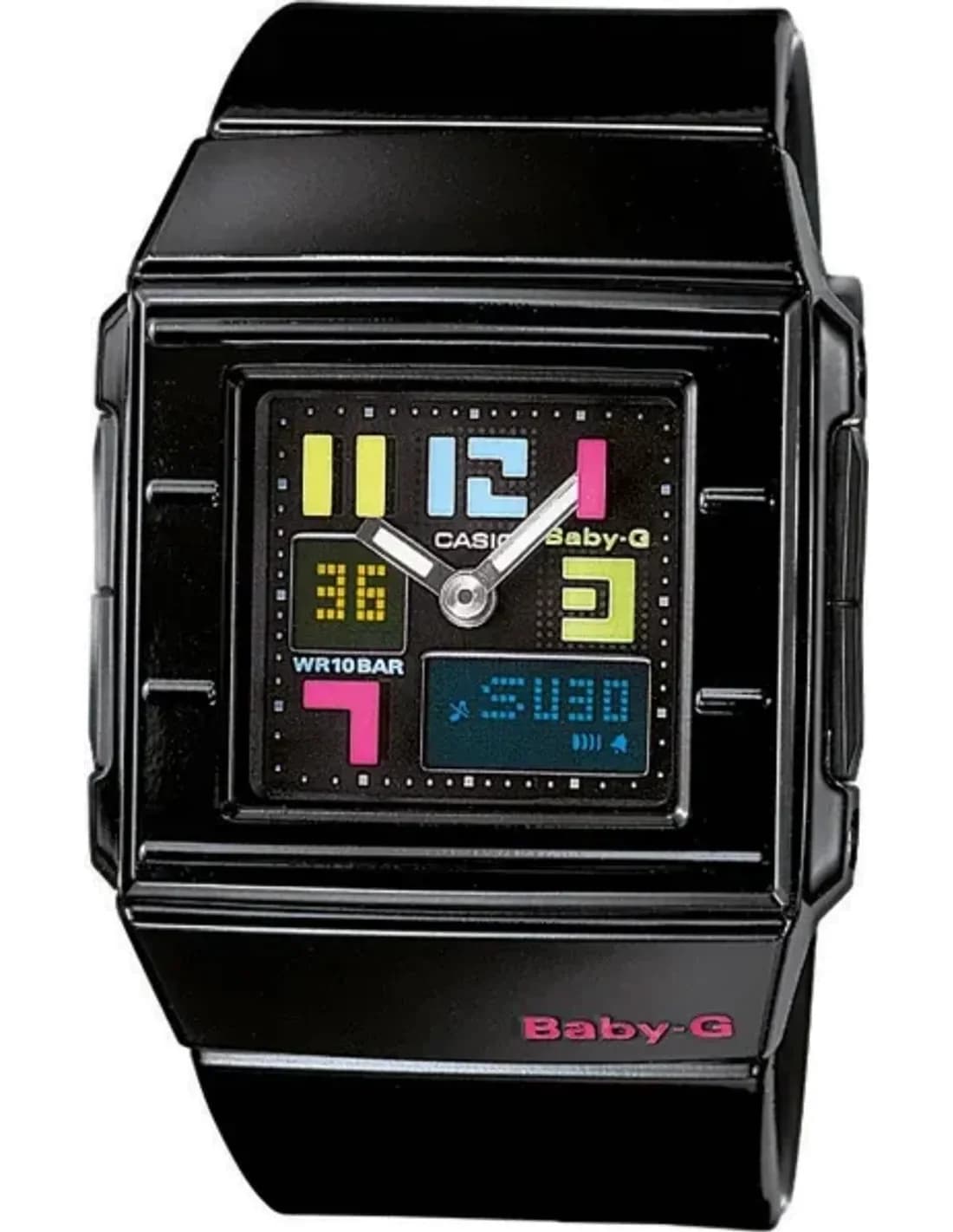 Montre Femme Casio G-Shock BGA-200PD-1BER Noir