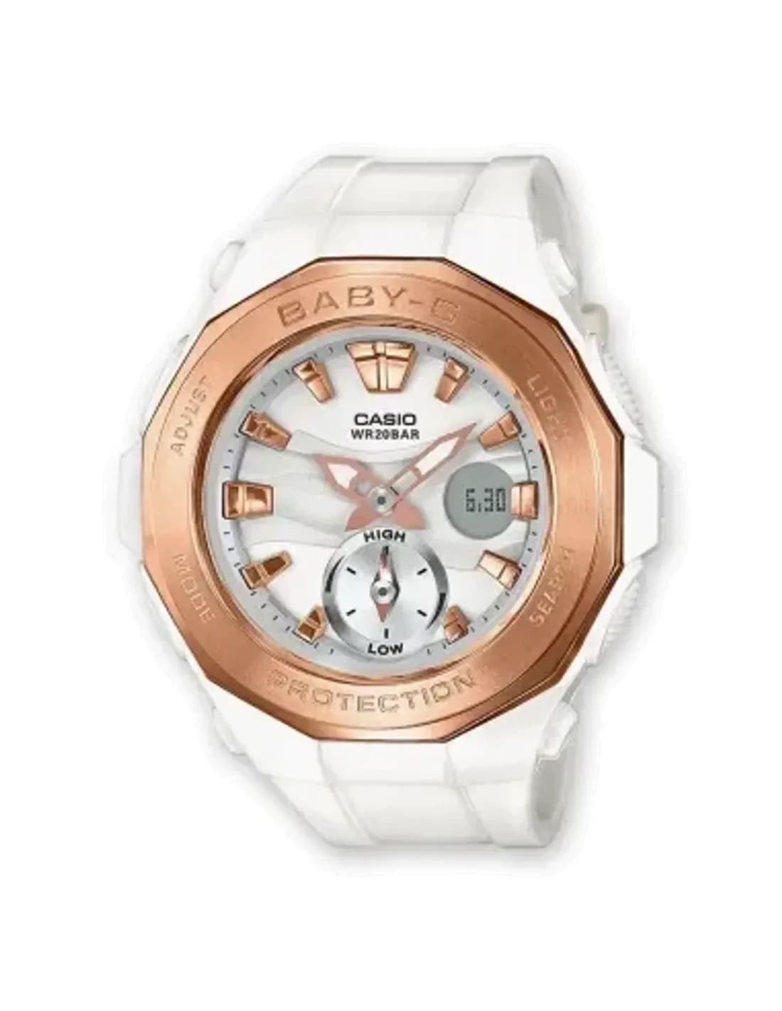 Montre Femme Casio Baby-G BGA-220G-7AER Blanc