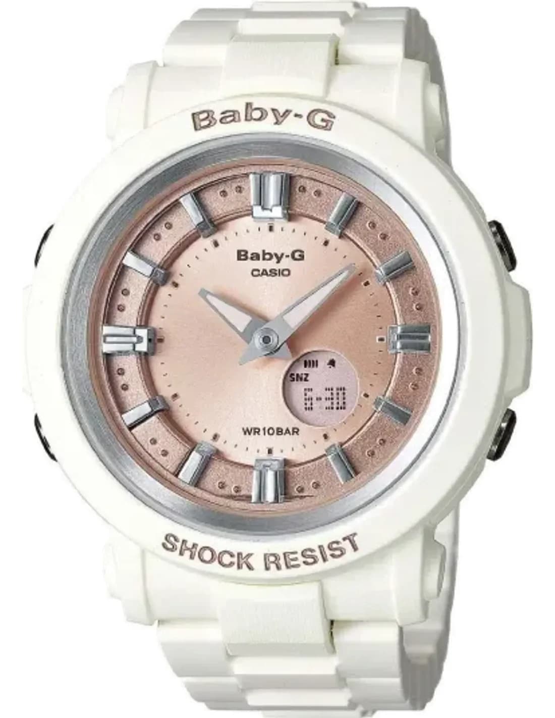 Montre Femme Casio Baby-G BGA-300-7A2ER Bracelet Résine Blanc