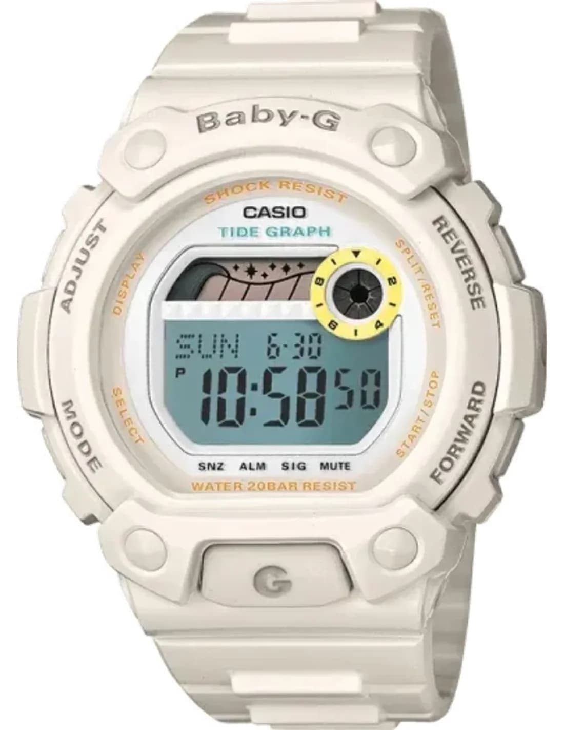Montre Femme Casio Baby-G BLX-102-7ER Blanc