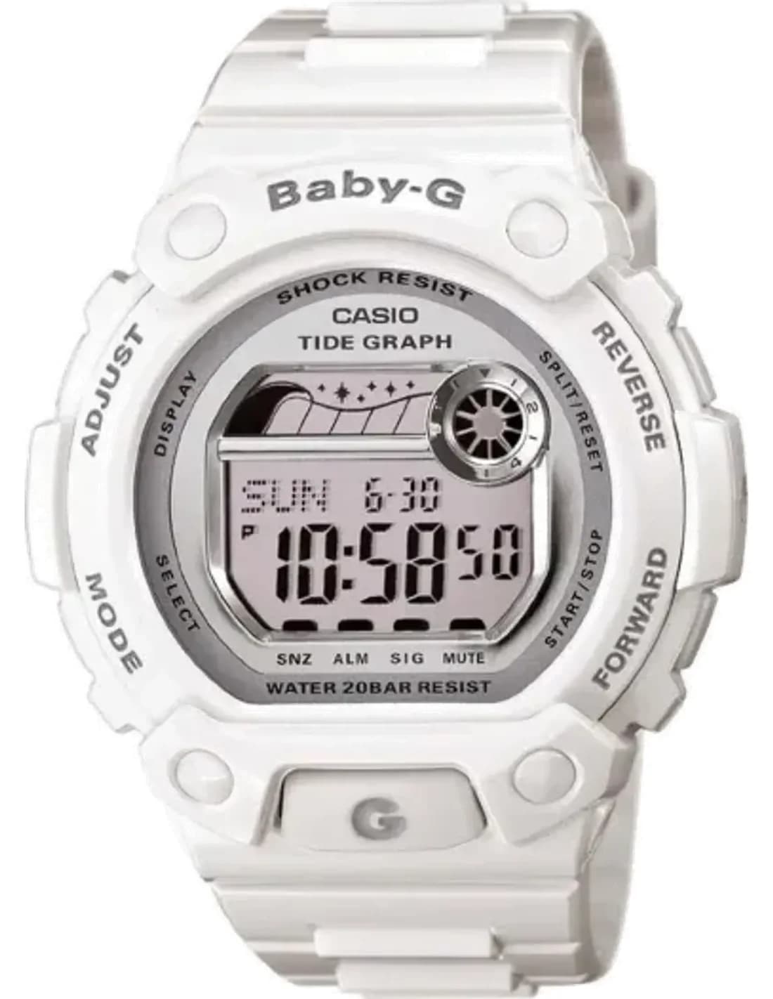 Montre Femme Casio Baby-G BLX-103-7ER Blanc