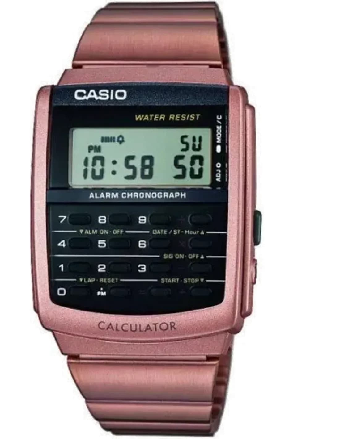 Montre Mixte Casio Collection CA-506C-5AEF Or Rose