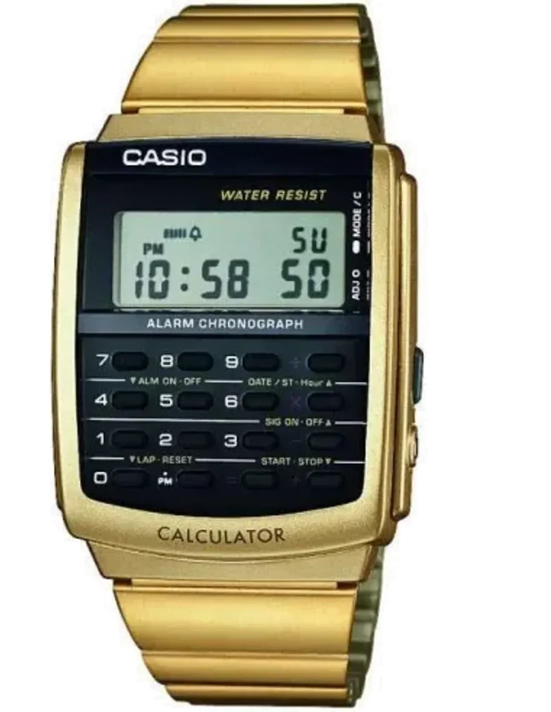 Montre Mixte Casio Collection CA-506G-9AEF Or