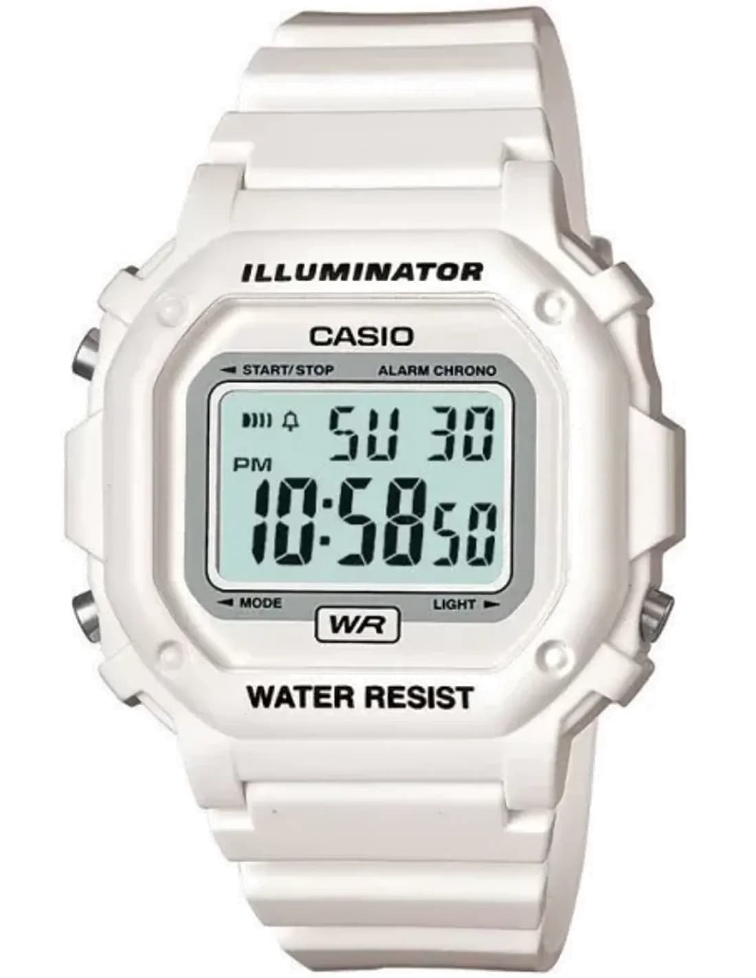 Montre Homme Casio F-108WHC-7BEF Blanc