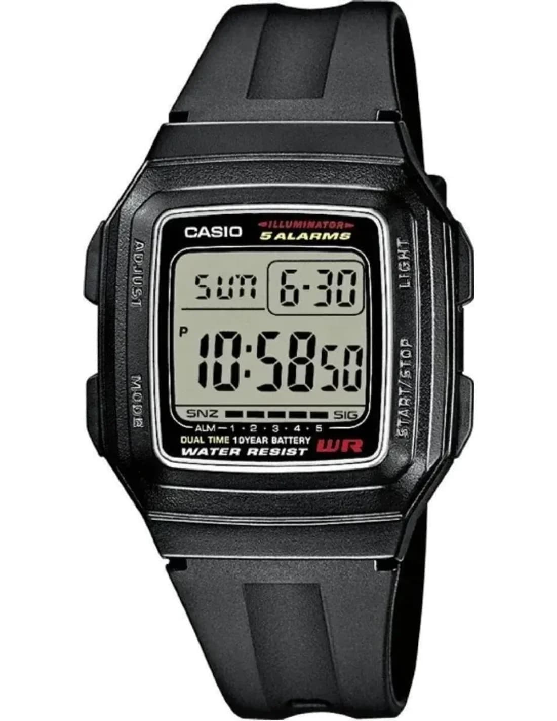 Montre Homme Casio Collection F-201WA-1AEF Noir