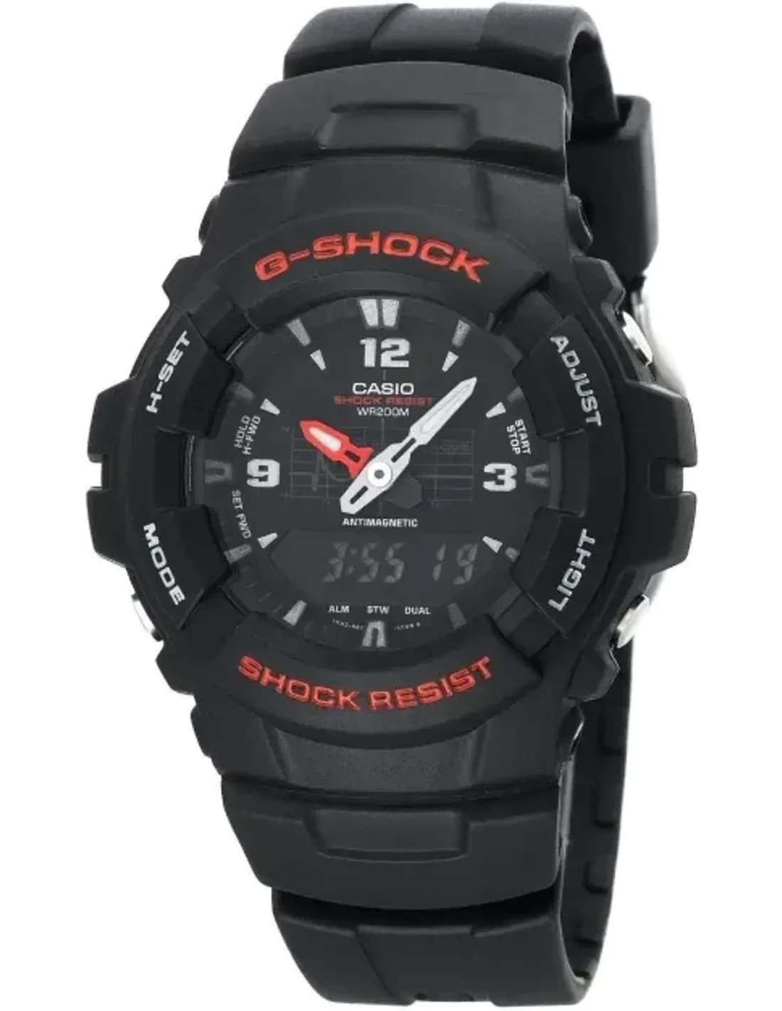 Montre Homme Casio G-Shock G-100-1BVMES Noir