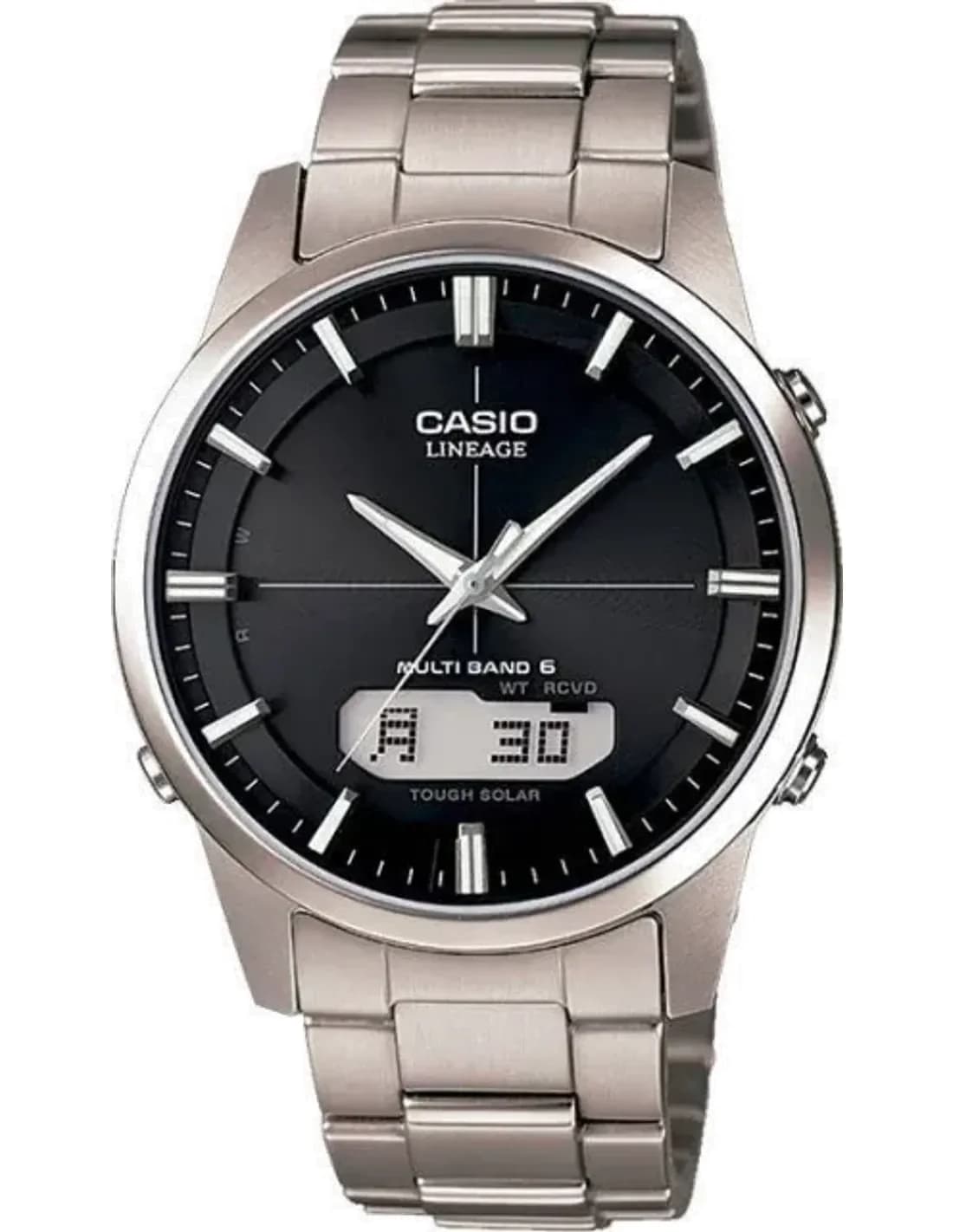 Montre Homme Casio Wave Ceptor Lineage LCW-M170TD-1AER Bracelet en titane argenté