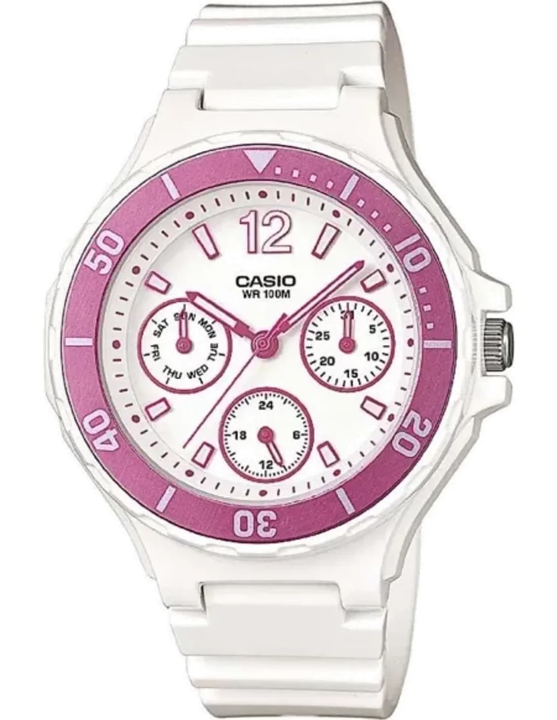 Montre Femme Casio Collection LRW-250H-4AVEF Blanc