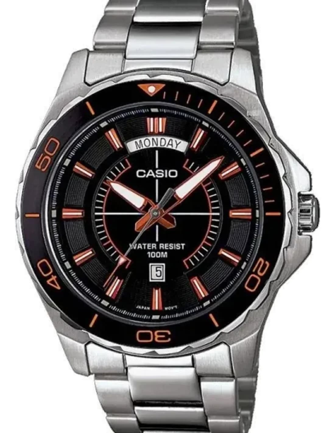 Montre Homme Casio Collection MTD-1076D-1A4VEF Argent