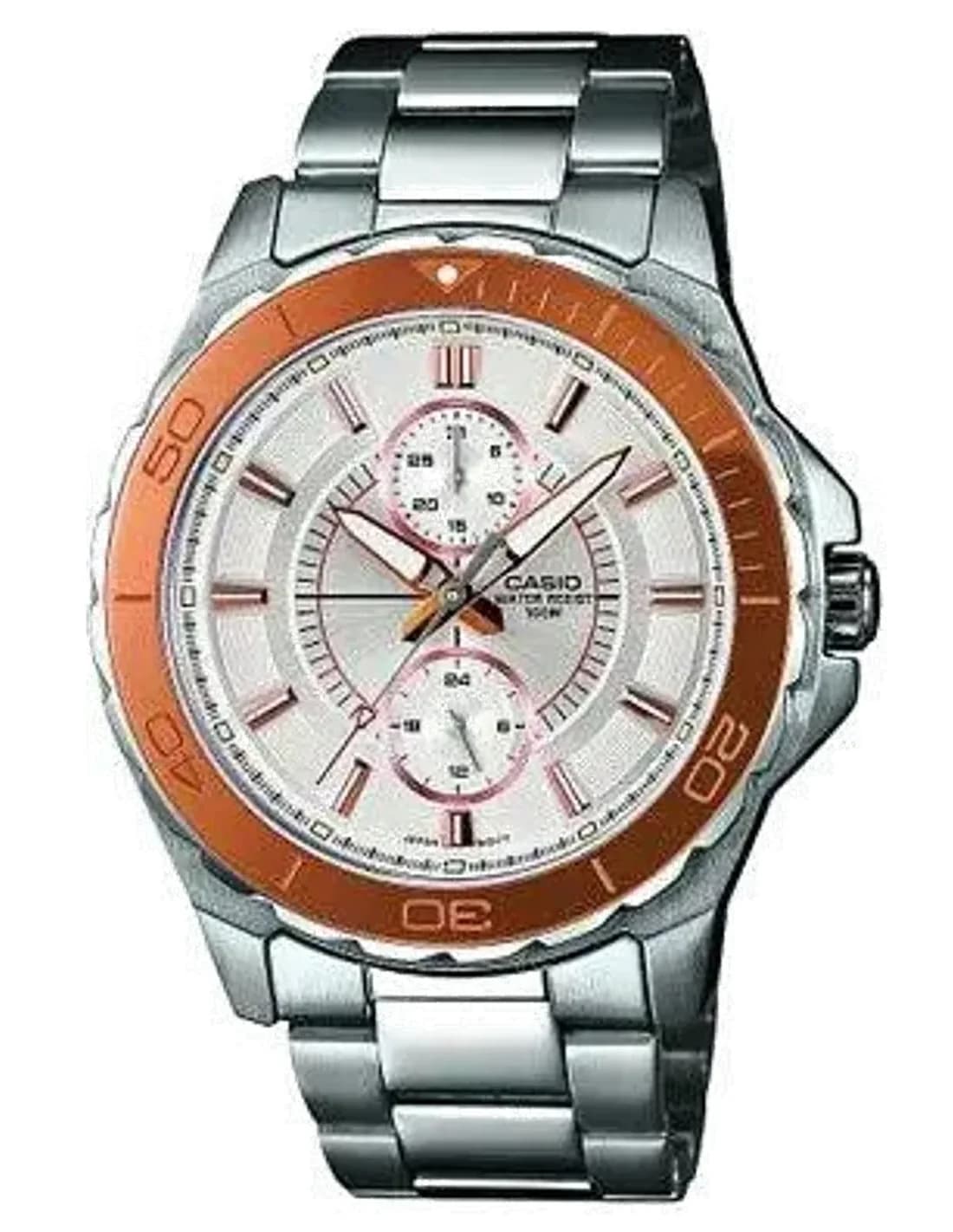 Montre Homme Casio MTD-1077D-7AVEF Argent