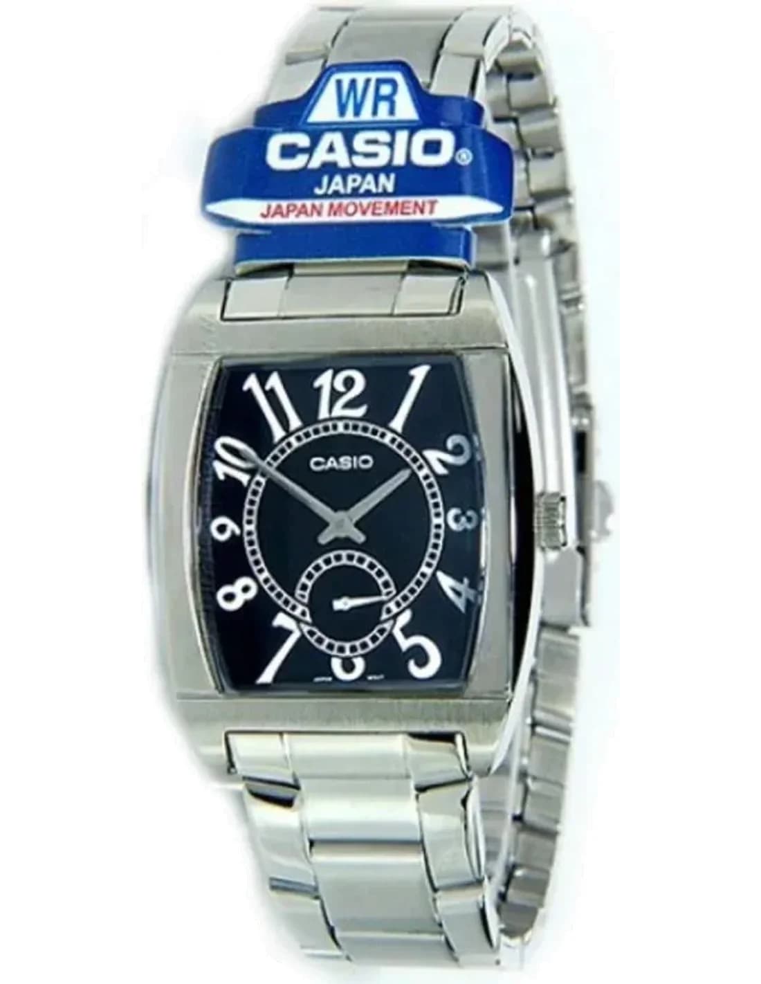Montre Homme Casio MTP-1271D-1BDF Argent Boîtier rectangle